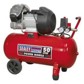COMPRESSOR 50LTR V-TWIN DIRECT DRIVE 3HP FROM SEALEY SAC05030 SYD
