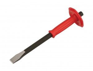 GENIUS TOOLS 563819P 5/8 INCH HEX SHANK, 19MM FLAT CHISEL WITH HANDLE GUARD 